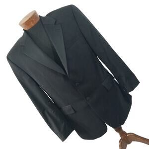 RALPH BY RALPH LAUREN! GORGEOUS BLACK SATIN LAPEL TUXEDO JACKET, BLAZER! SZ 41R